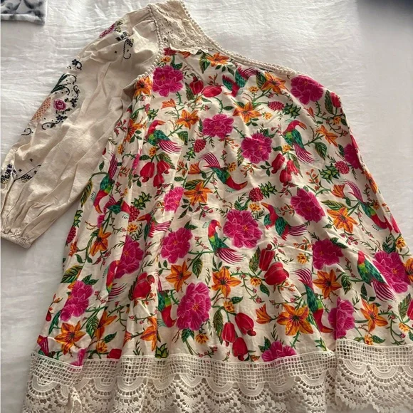 Farm Rio Toucans Garden One Shoulder size small - Picture 9 of 9